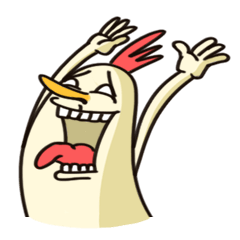 [LINEスタンプ] Handsome of chicken 2