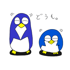 [LINEスタンプ] ペン太とペン子
