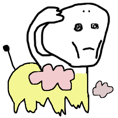 [LINEスタンプ] 腹減りさんとお友達