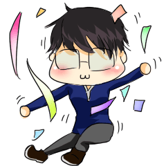 [LINEスタンプ] Risa - Super Cute Glasses Girl