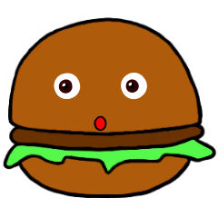 [LINEスタンプ] ハンバーガーくんの画像（メイン）