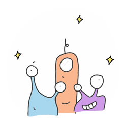 [LINEスタンプ] Pastel Aliens