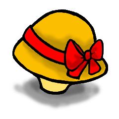 [LINEスタンプ] クロッシュ帽子をかぶったなめ子ちゃん