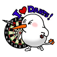 [LINEスタンプ] ダーツが好きだと伝えたい