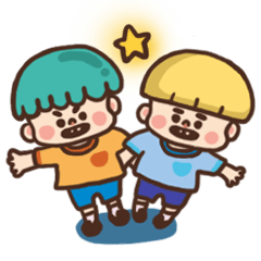 [LINEスタンプ] pan＆katの画像（メイン）