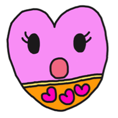 [LINEスタンプ] るーのハート