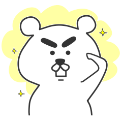 [LINEスタンプ] 日常で使えるふとまゆくまさん