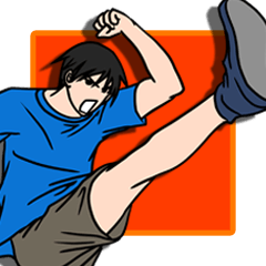 [LINEスタンプ] 男子高校生 （ちょい辛め）