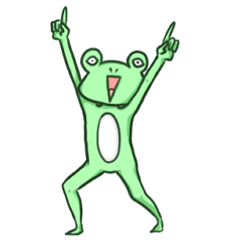 [LINEスタンプ] Mister Frog