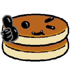[LINEスタンプ] ふっくら パンケーキ