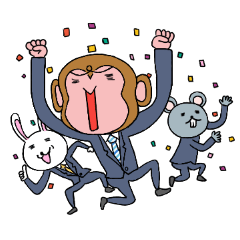[LINEスタンプ] 干支リーマン