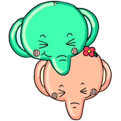 [LINEスタンプ] Aungkarn＆Put is CHANG.