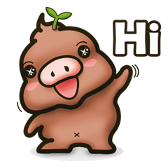 [LINEスタンプ] ミルクセーキ豚