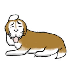 [LINEスタンプ] すっとぼ犬 タロウの画像（メイン）