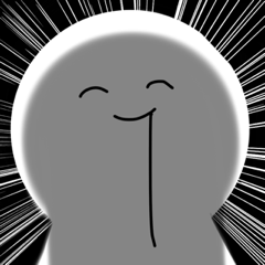 [LINEスタンプ] 白い奴ら´ω`)