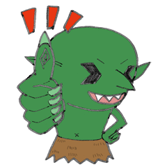[LINEスタンプ] ゴブリン少年