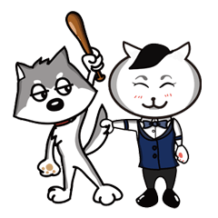 [LINEスタンプ] Furry Grey in Pause Break
