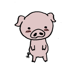 [LINEスタンプ] 豚のシロシロ