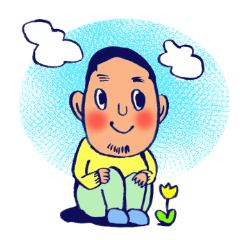 [LINEスタンプ] プリティーぽっちゃりおじさん
