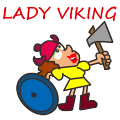 [LINEスタンプ] Lady Viking