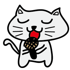 [LINEスタンプ] make a cat laugh