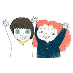 [LINEスタンプ] Sophie ＆ Lily fetchpriority=high