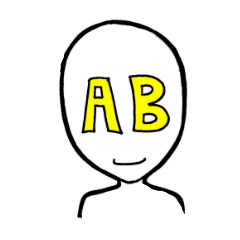 [LINEスタンプ] AB型人間の画像（メイン）
