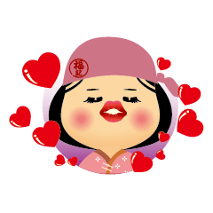[LINEスタンプ] fuche doll 2.0
