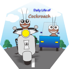 [LINEスタンプ] Daily Life of Cockroach 