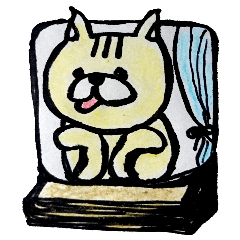 [LINEスタンプ] きまぐれマーマー～のんびりおネコ～