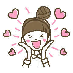 [LINEスタンプ] だんご娘【使える編】