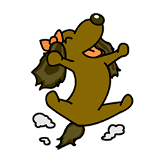 [LINEスタンプ] 毎日犬