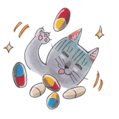 [LINEスタンプ] 持病持ち猫夫婦の日常