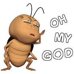 [LINEスタンプ] Peter (cockroach)の画像（メイン）