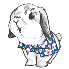 [LINEスタンプ] Electron Bunny