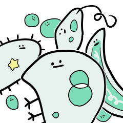 [LINEスタンプ] ぼくら微生物