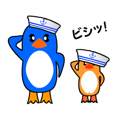 [LINEスタンプ] ペンギン色1