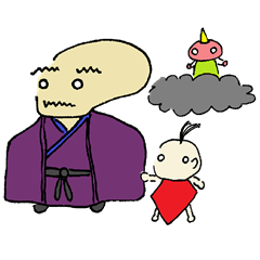 [LINEスタンプ] 妖怪の子供達 其の2 日本語版