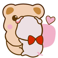 [LINEスタンプ] Bear and Piggy ''Cute