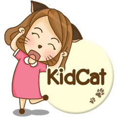 [LINEスタンプ] KidCat (TH)