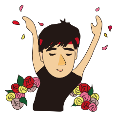 [LINEスタンプ] Dancing Chocolate 