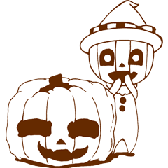 [LINEスタンプ] ハロパニ-悪戯開始- 