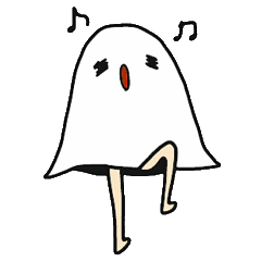 [LINEスタンプ] おばけが喋る