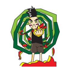 [LINEスタンプ] Baddie boy