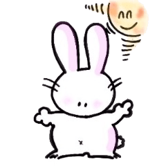 [LINEスタンプ] にゃんとうさぎ