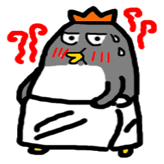 [LINEスタンプ] FAT EMPEROR PENGUIN 2