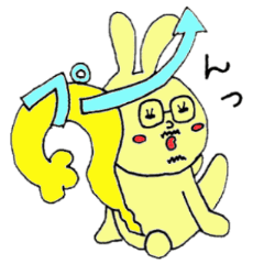 [LINEスタンプ] ぷーうさぎとちびぶた 