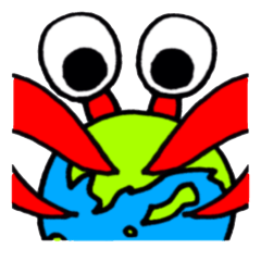 [LINEスタンプ] かにと仲間達の冒険 