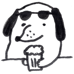 [LINEスタンプ] Friendly dog POTATO
