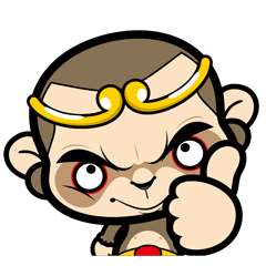 [LINEスタンプ] Wei Monkey